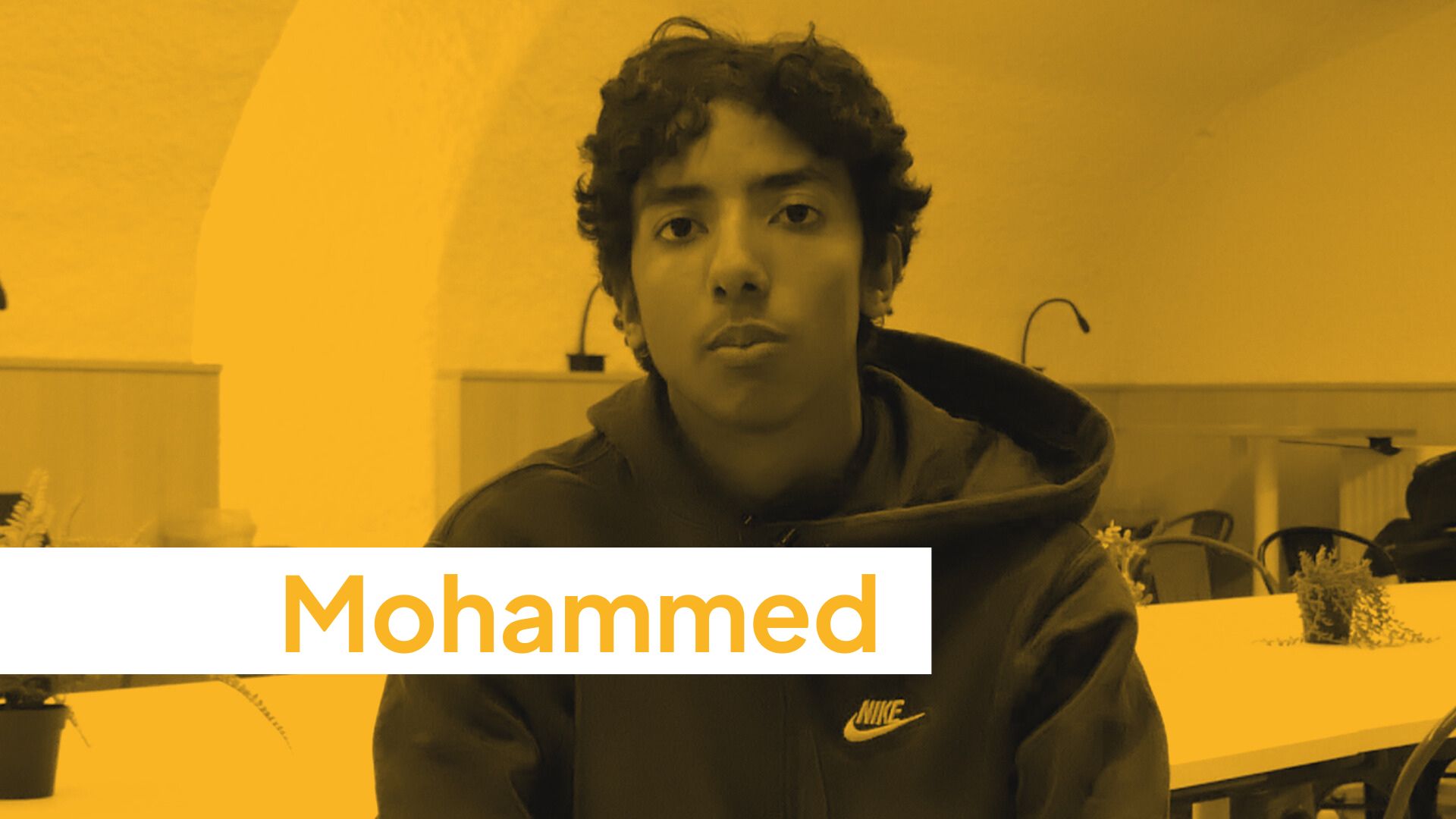 Visuel Mohammed, bénéficiaire du dispositif Avenir en Main