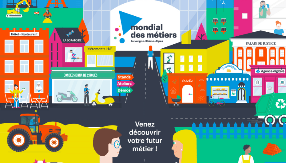 Mondial des métiers Auvergne-Rhône-Alpes : Venez découvrir votre futur métier !
